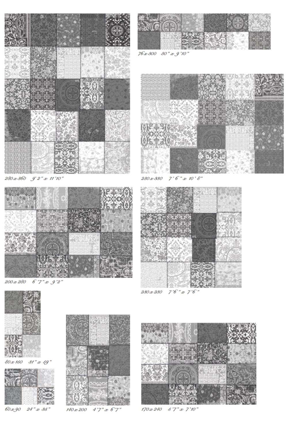 Vintage 8981 Bruges Blue gulvteppe