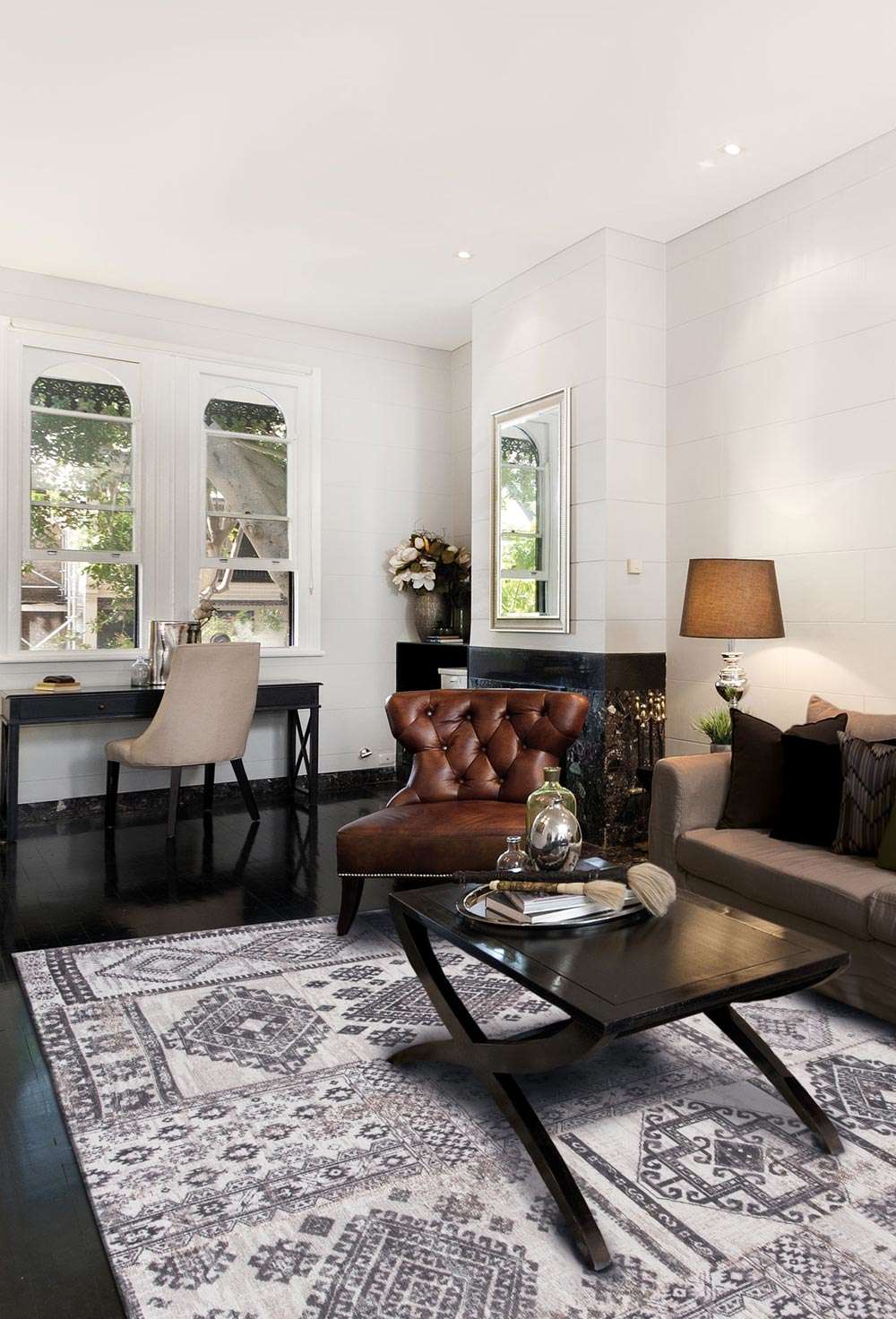 BoBoHemian 8915 Black Russian gulvteppe