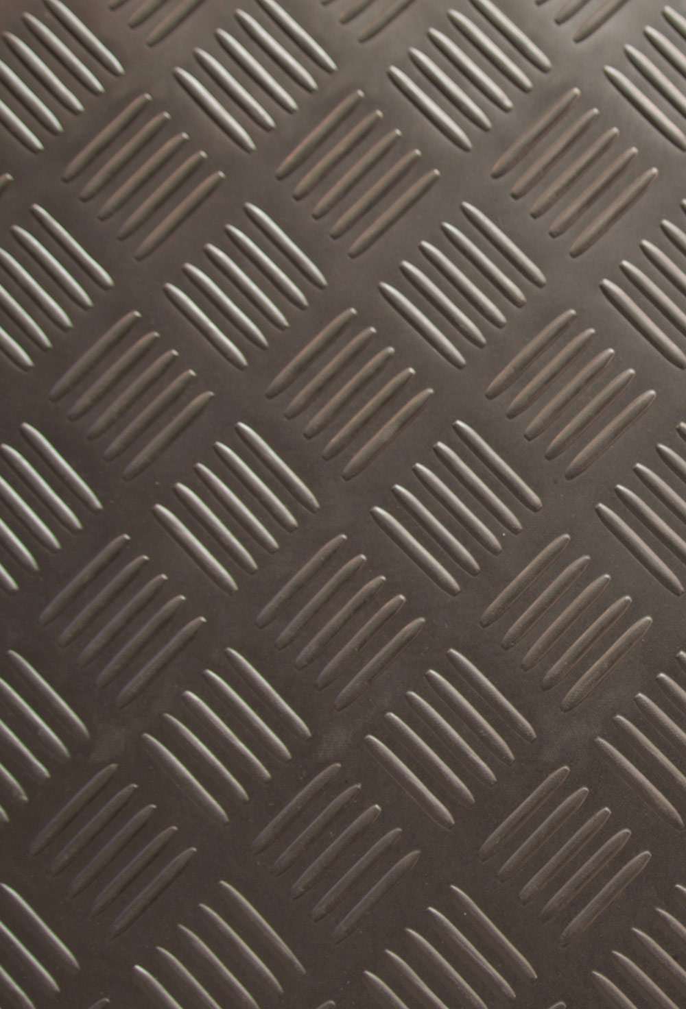 Checker svart gummigulv