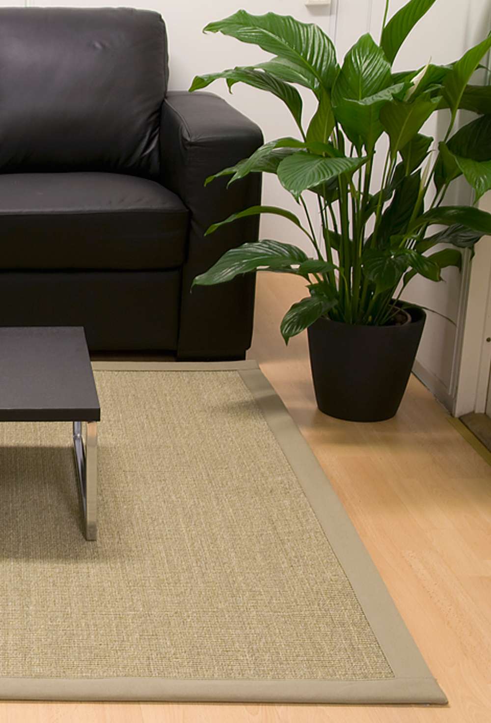 Sisal Nature rib 30 vegg til vegg teppe