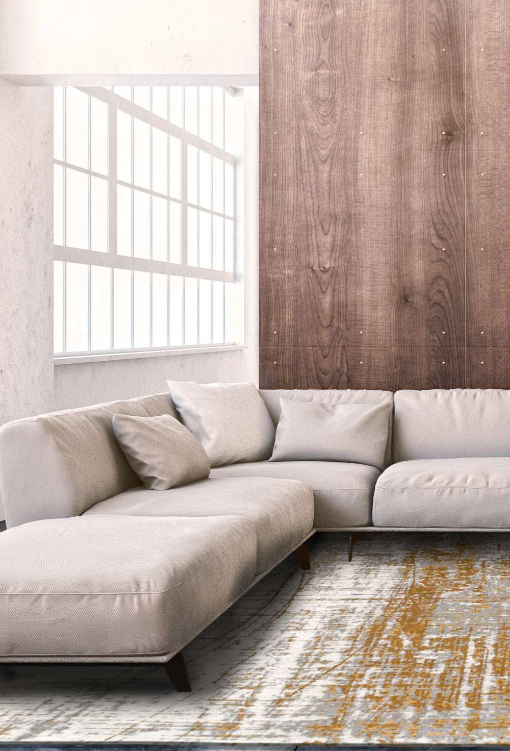 Mad Men 8419 Columbus Gold gulvteppe