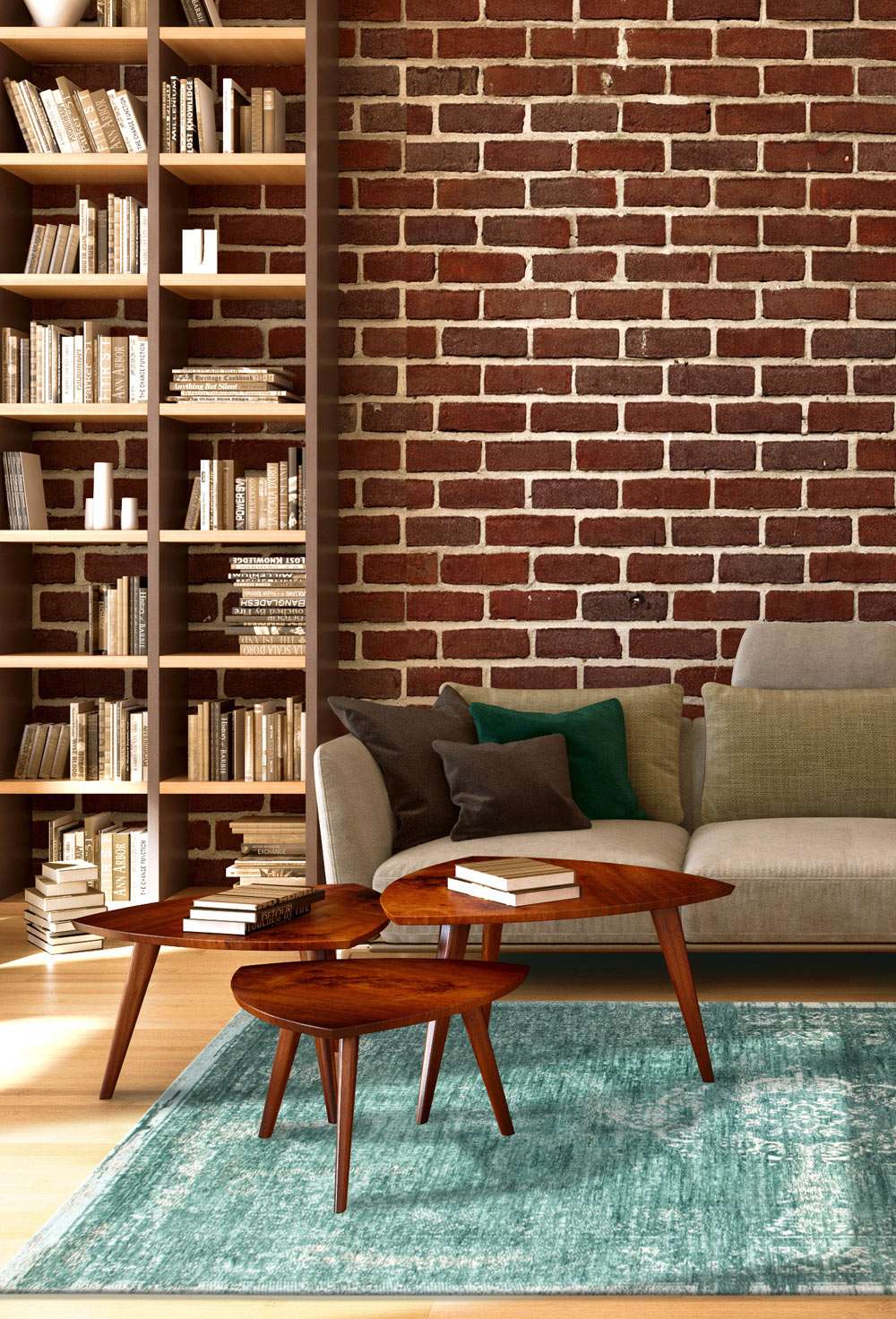 Fading World 8258 Jade gulvteppe