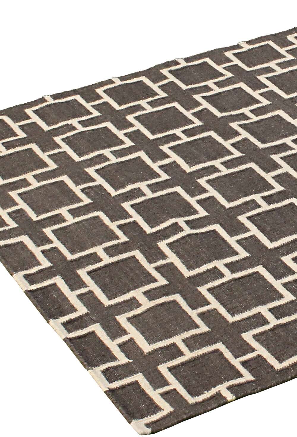 Bonfire Grey håndvevd teppe