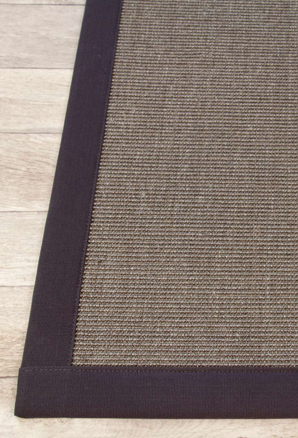 Sisal Nature Rib 75 K99 kantet gulvteppe