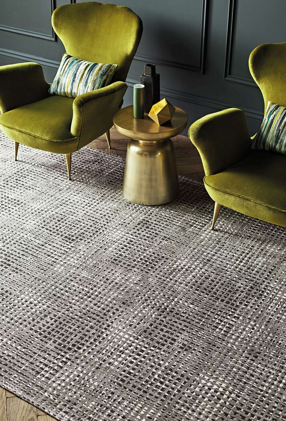 Romo 8735 Lazlo Charcoal gulvteppe