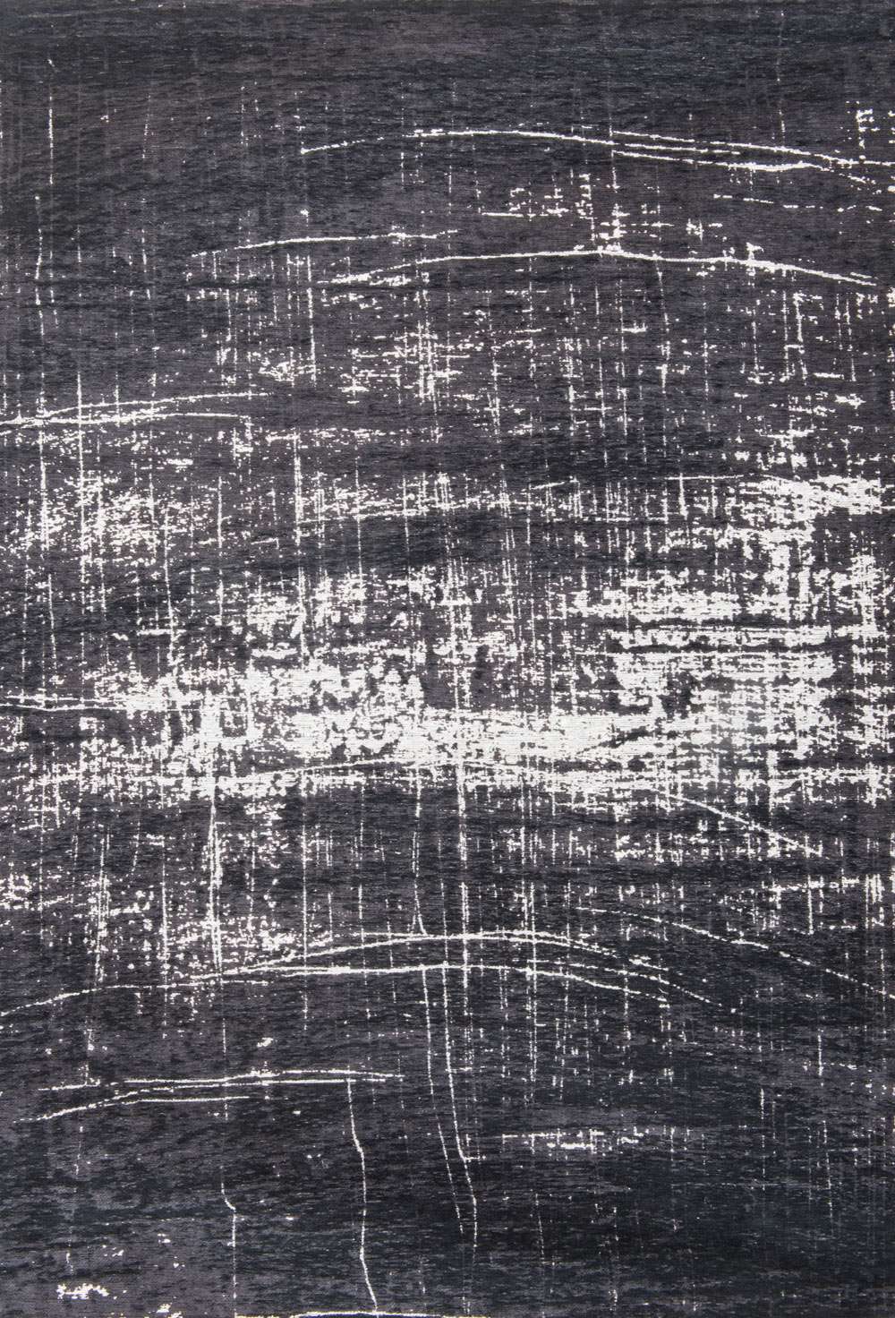 Mad Men 8655 White on Black gulvteppe