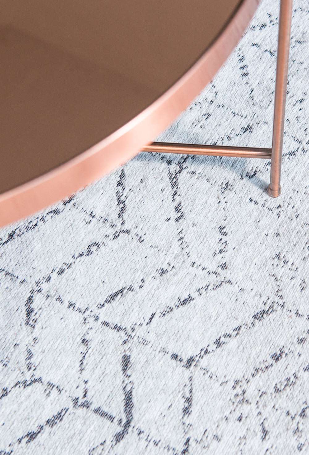 Mad Men 8652 Black on White gulvteppe