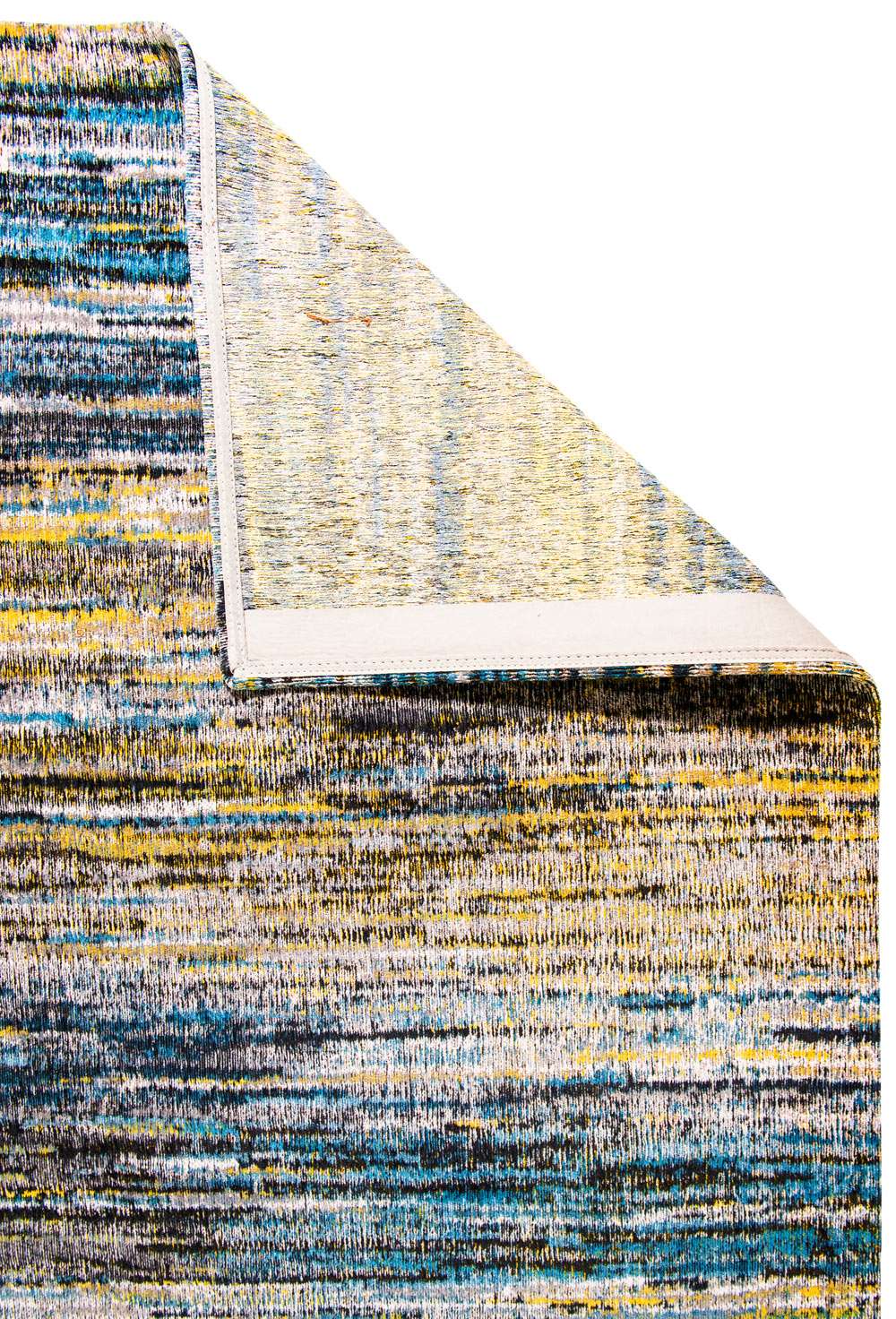 Sari 8873 Blue Yellow Mix gulvteppe