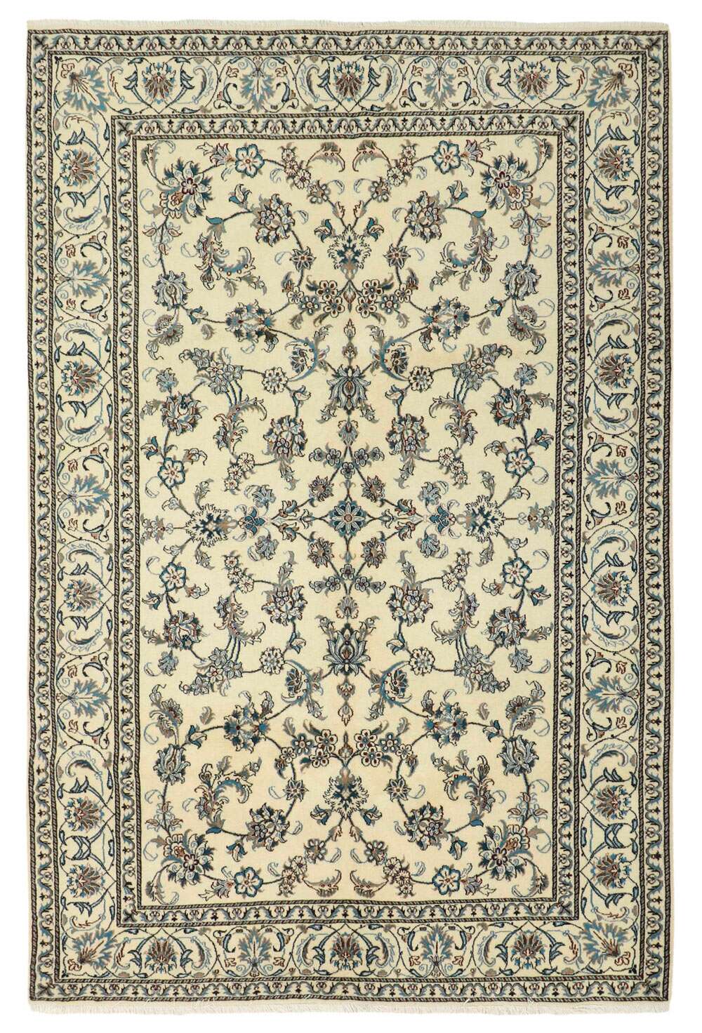 Nain Kashmar 420647 håndknyttet teppe