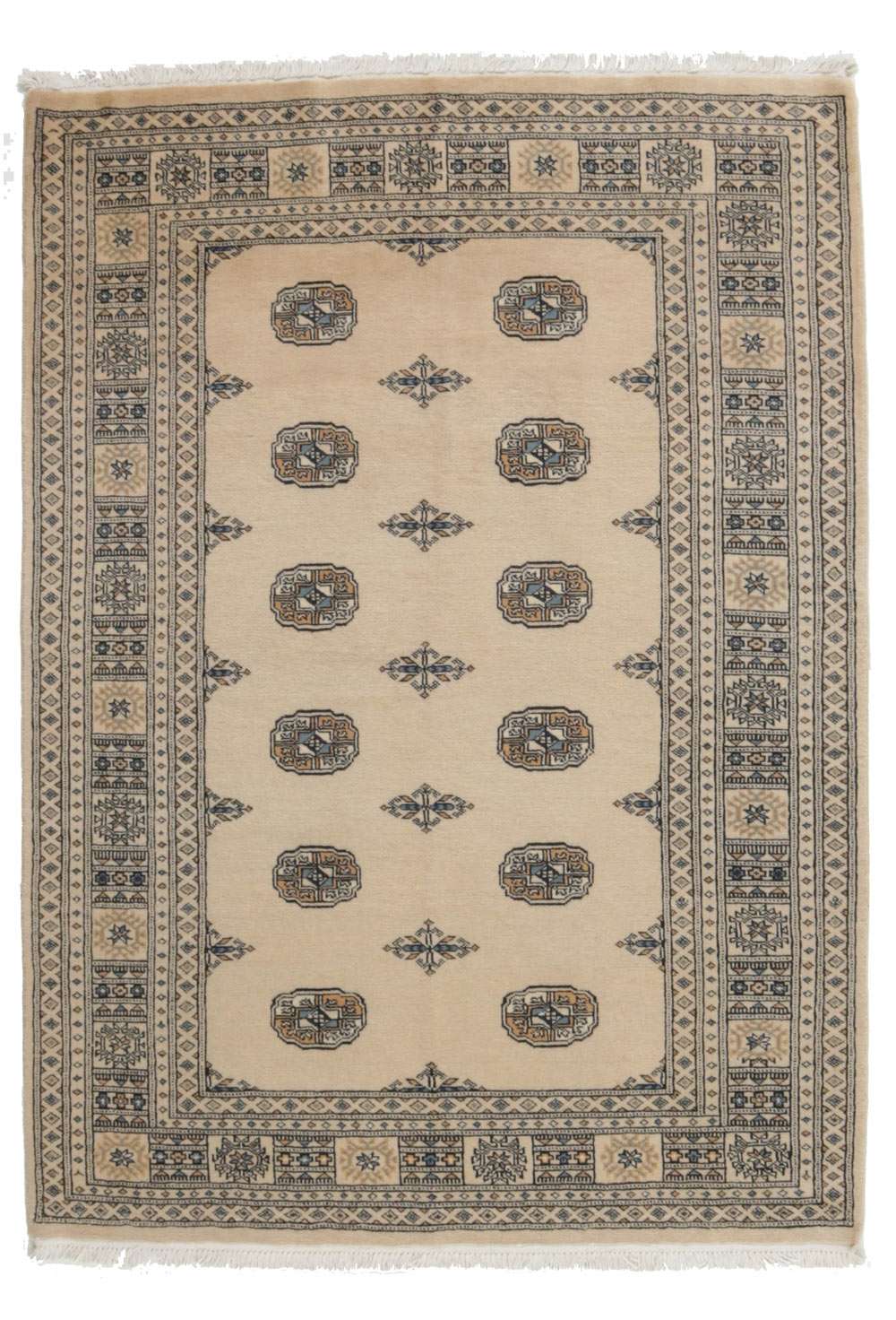 Bokhara Beige 1364 2PLY håndknyttet teppe