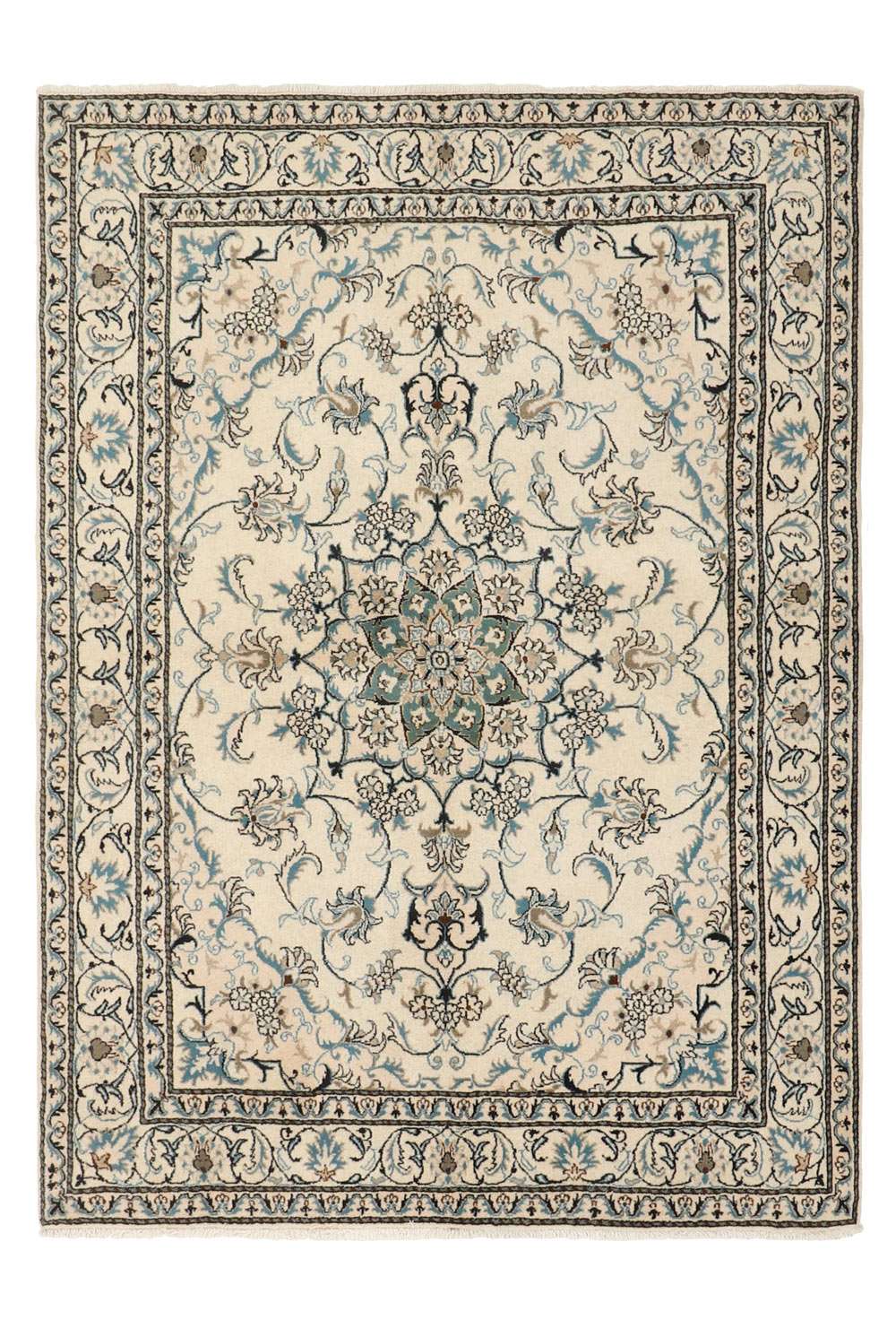 Nain Kashmar 390085 håndknyttet teppe