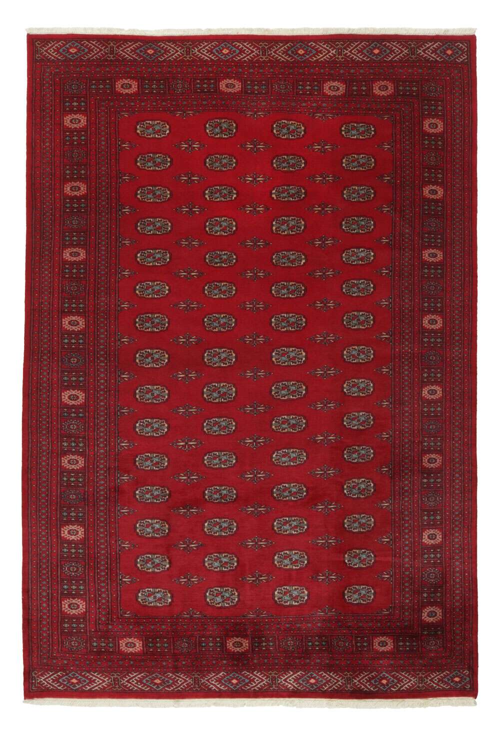 Bokhara Red 656 2PLY håndknyttet teppe