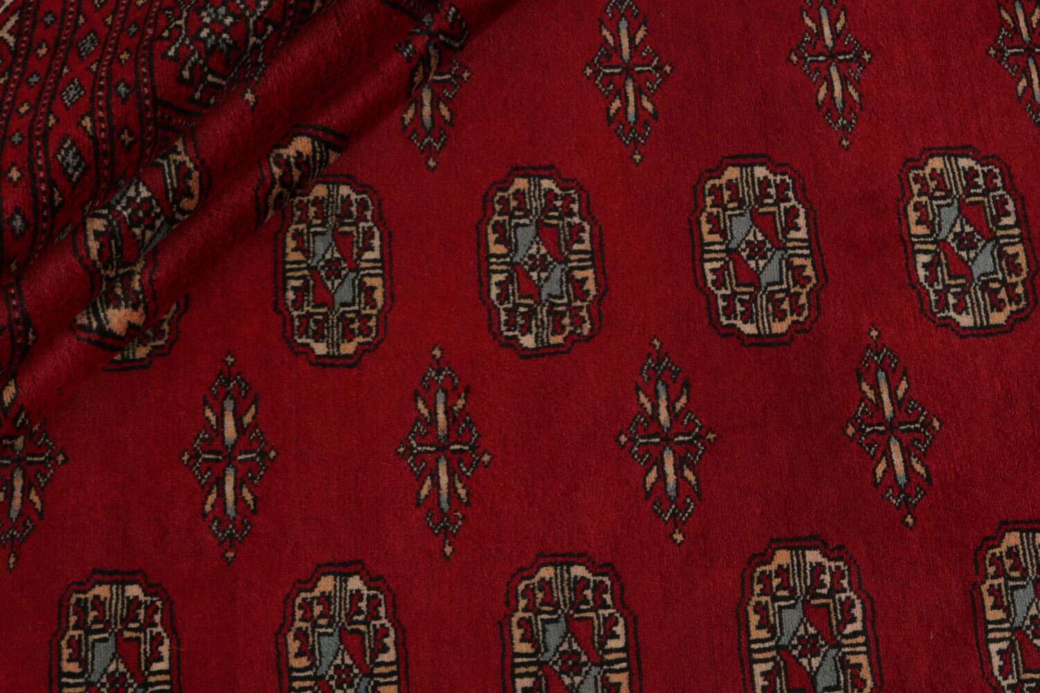 Bokhara Red 656 2PLY håndknyttet teppe