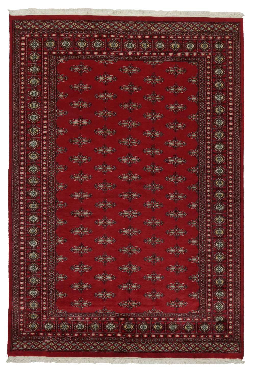 Tekke Red 734 2PLY håndknyttet teppe