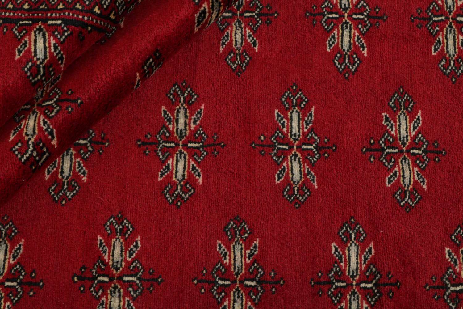 Tekke Red 734 2PLY håndknyttet teppe