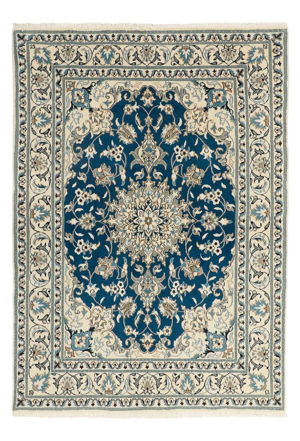 Nain Kashmar 393239 håndknyttet teppe