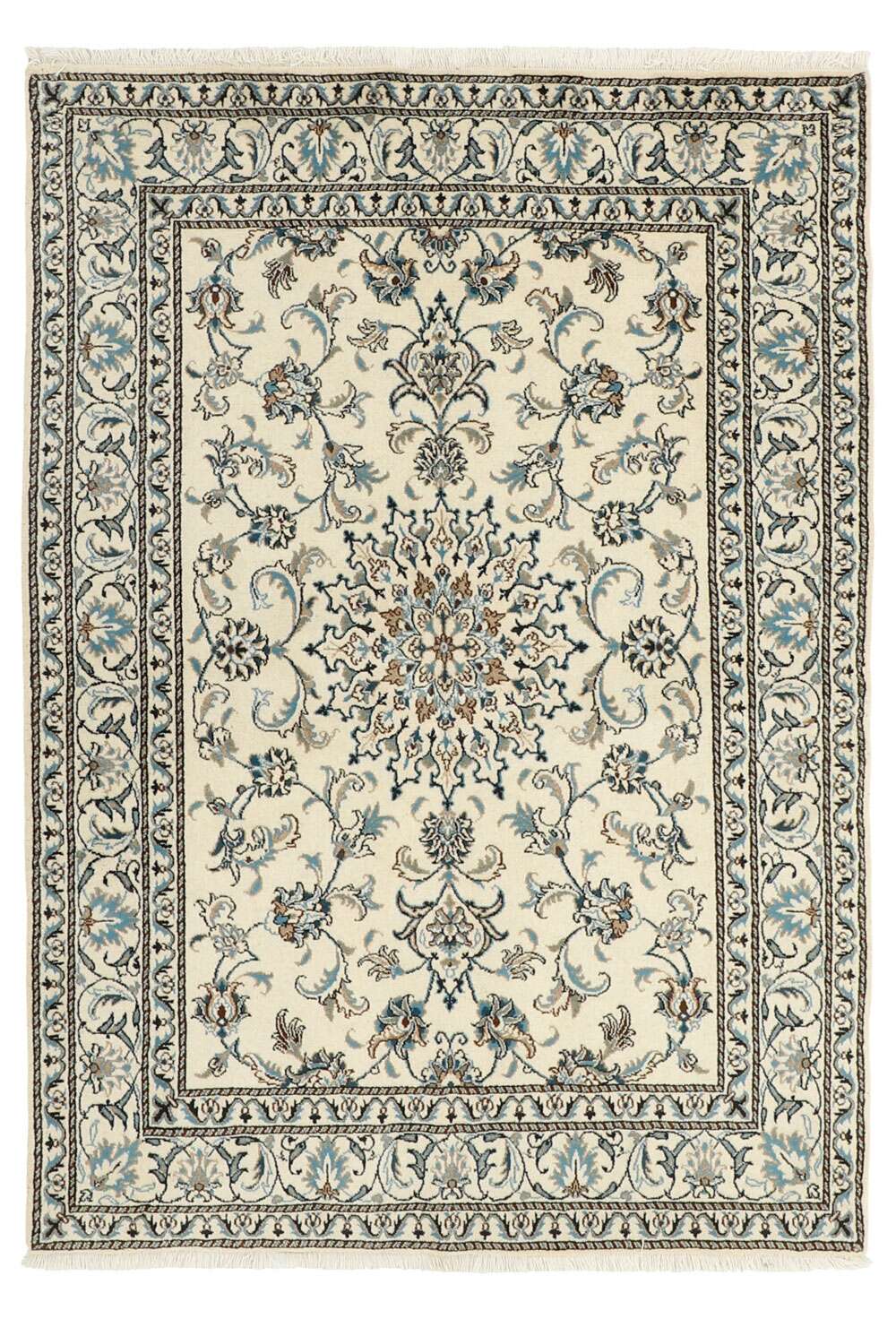 Nain Kashmar 393243 håndknyttet teppe