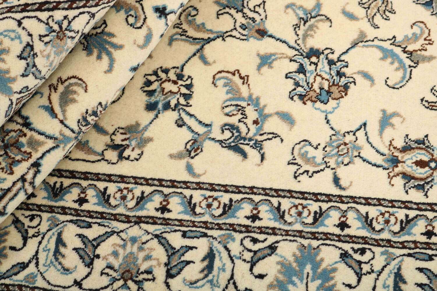 Nain Kashmar 393243 håndknyttet teppe