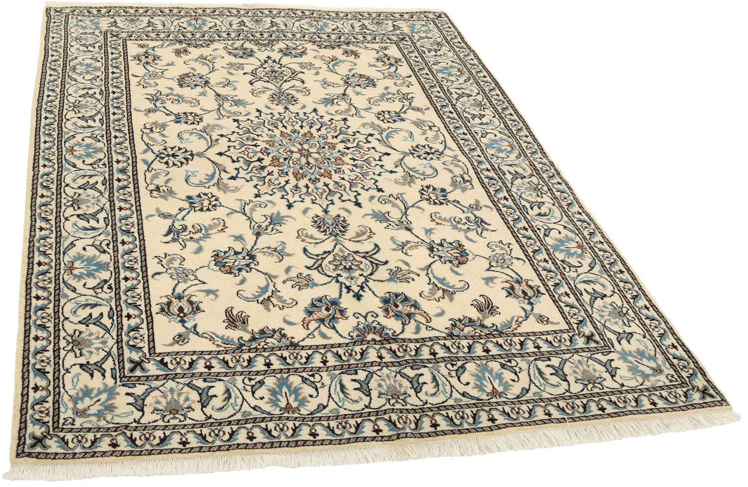 Nain Kashmar 393243 håndknyttet teppe