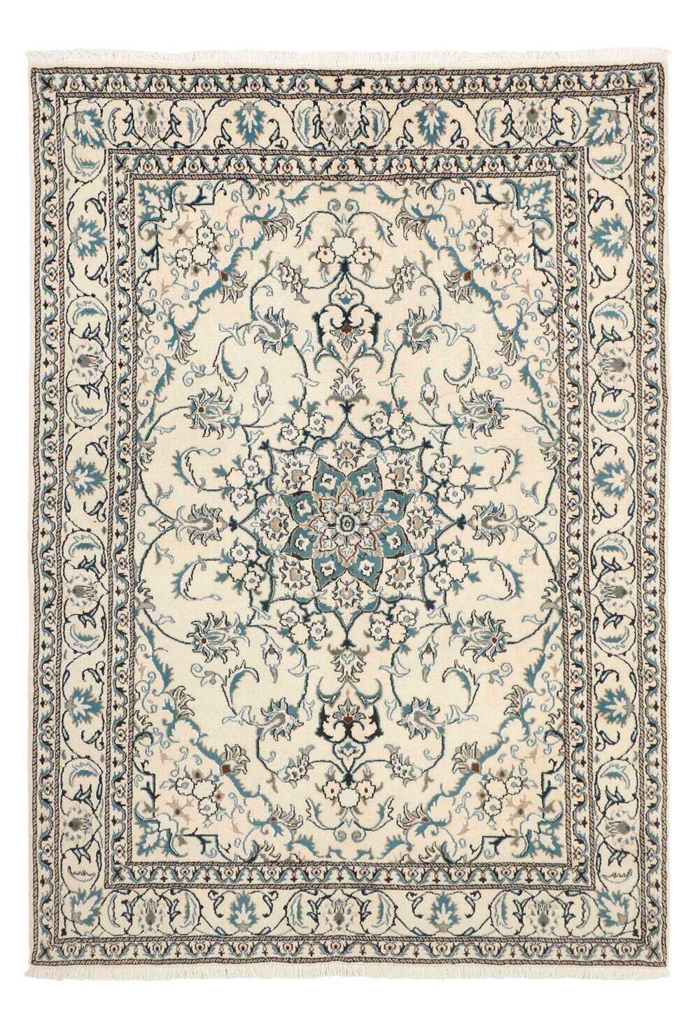 Nain Kashmar 368402 håndknyttet teppe