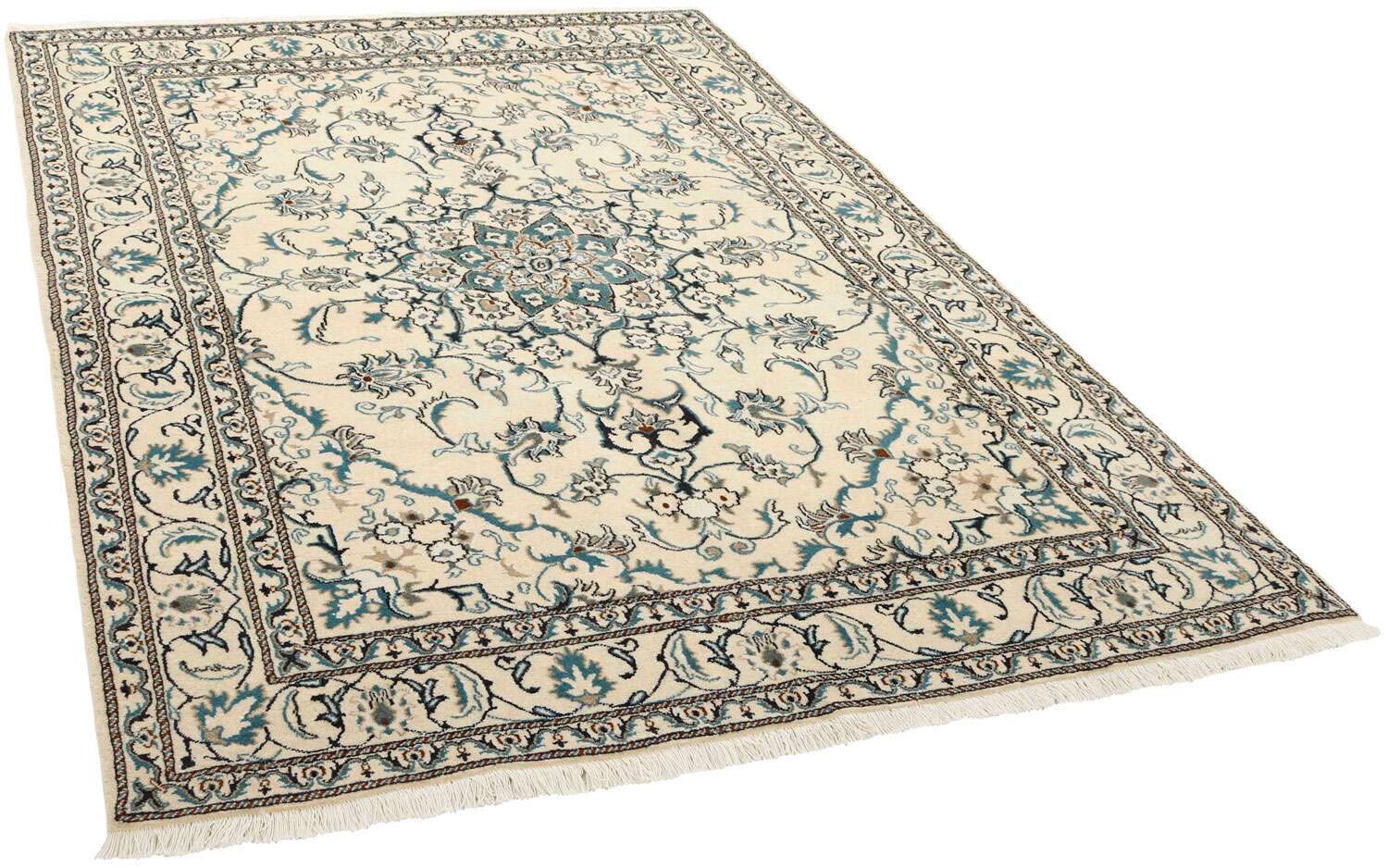 Nain Kashmar 368402 håndknyttet teppe