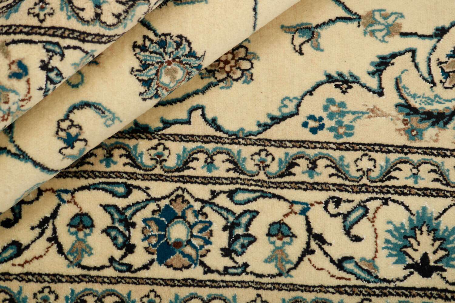 Nain Kashmar 432560 håndknyttet teppe