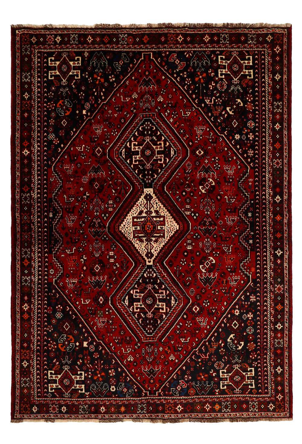 Kashghai 457954 håndknyttet teppe