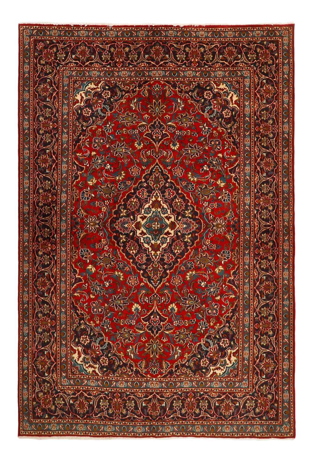 Mashad 445735 håndknyttet teppe