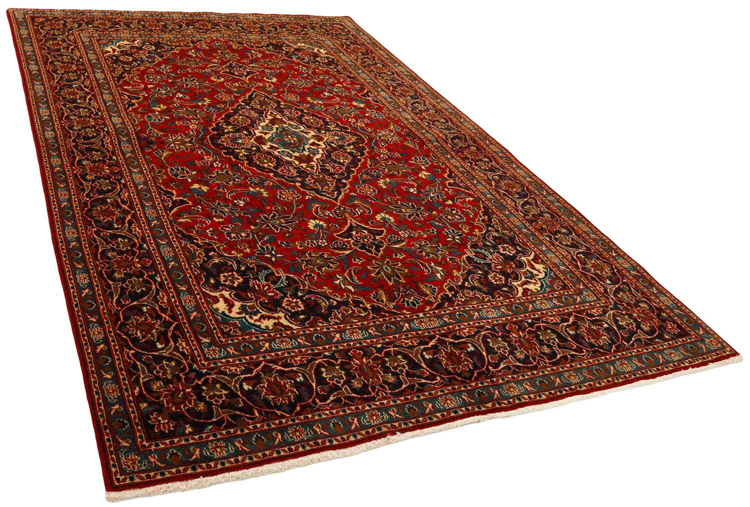 Mashad 445735 håndknyttet teppe