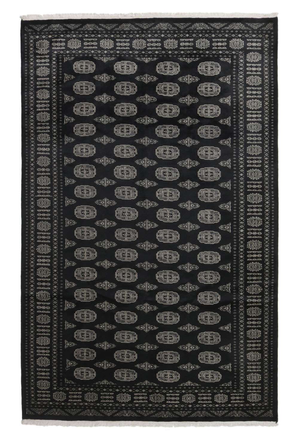 Bokhara Black 1589 2PLY håndknyttet teppe