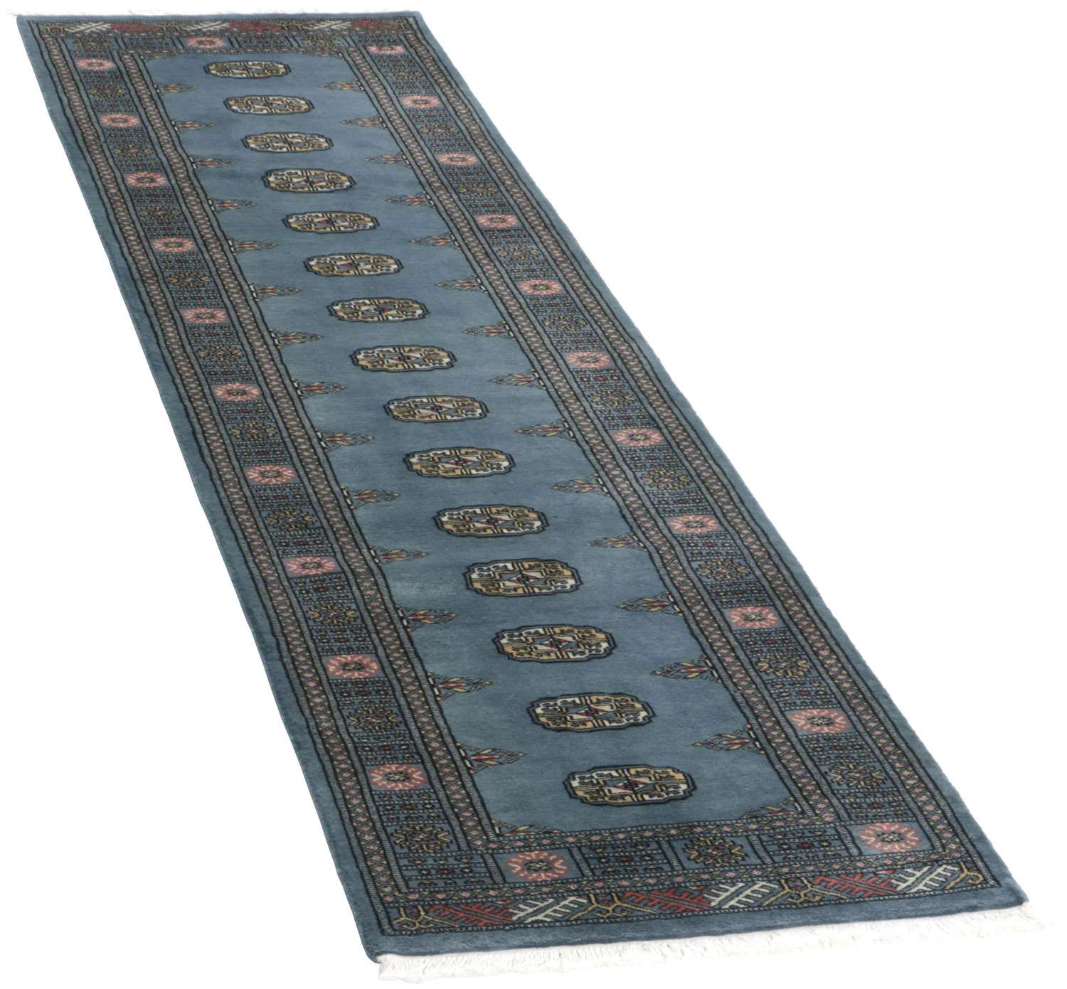 Bokhara Grey 399 2PLY håndknyttet teppe