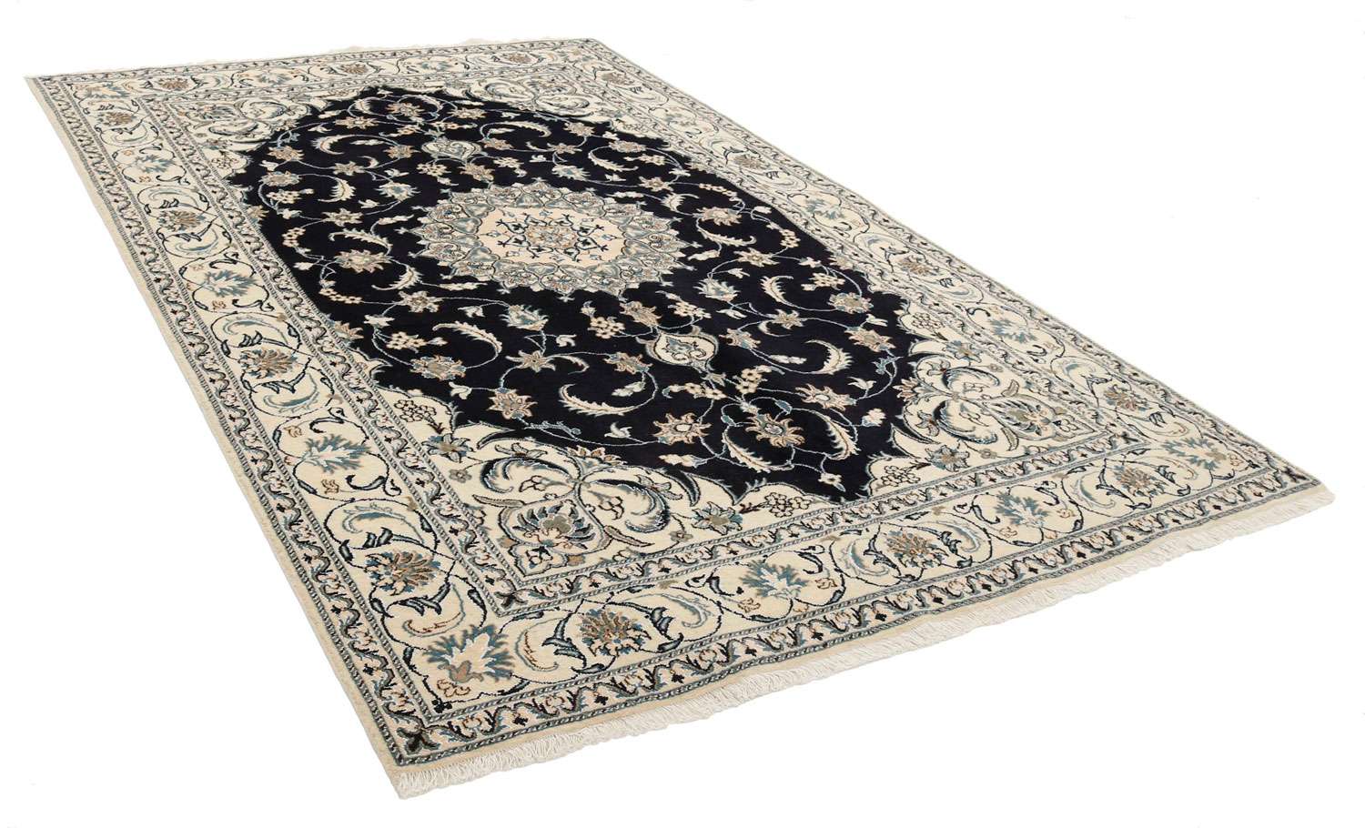 Nain Kashmar 458530 håndknyttet teppe