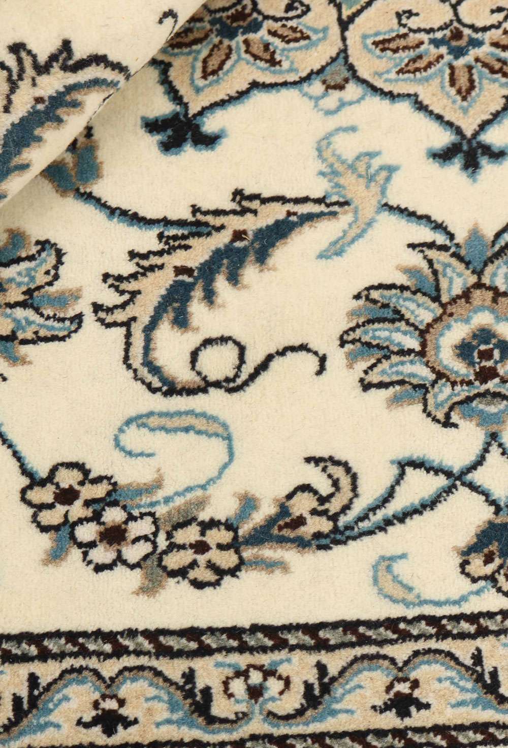 Nain Kashmar 393415 håndknyttet teppe