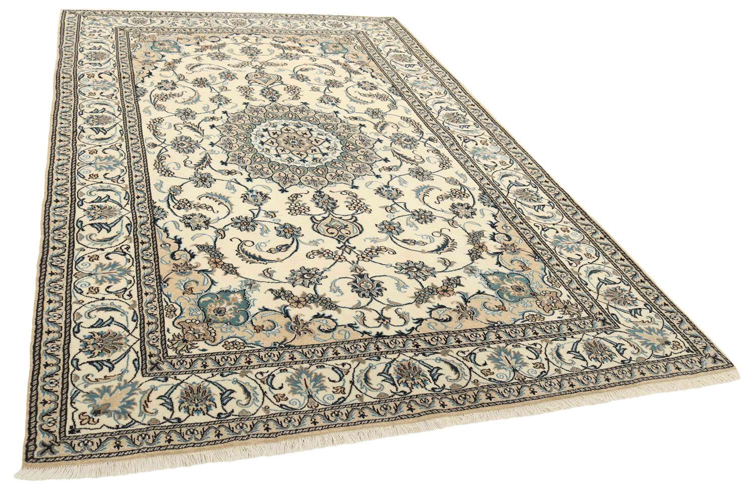 Nain Kashmar 393415 håndknyttet teppe