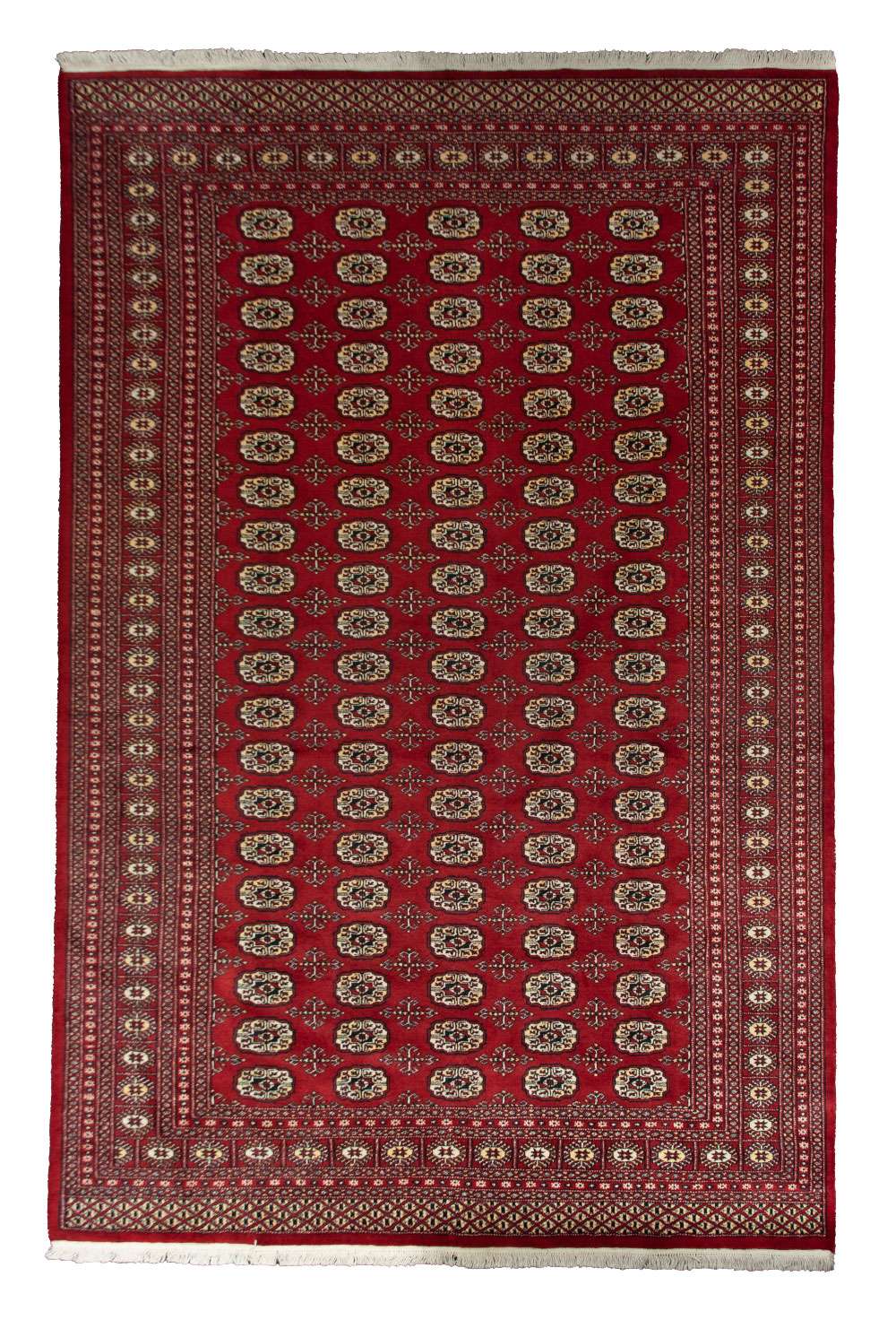 Bokhara Red 392 2PLY håndknyttet teppe