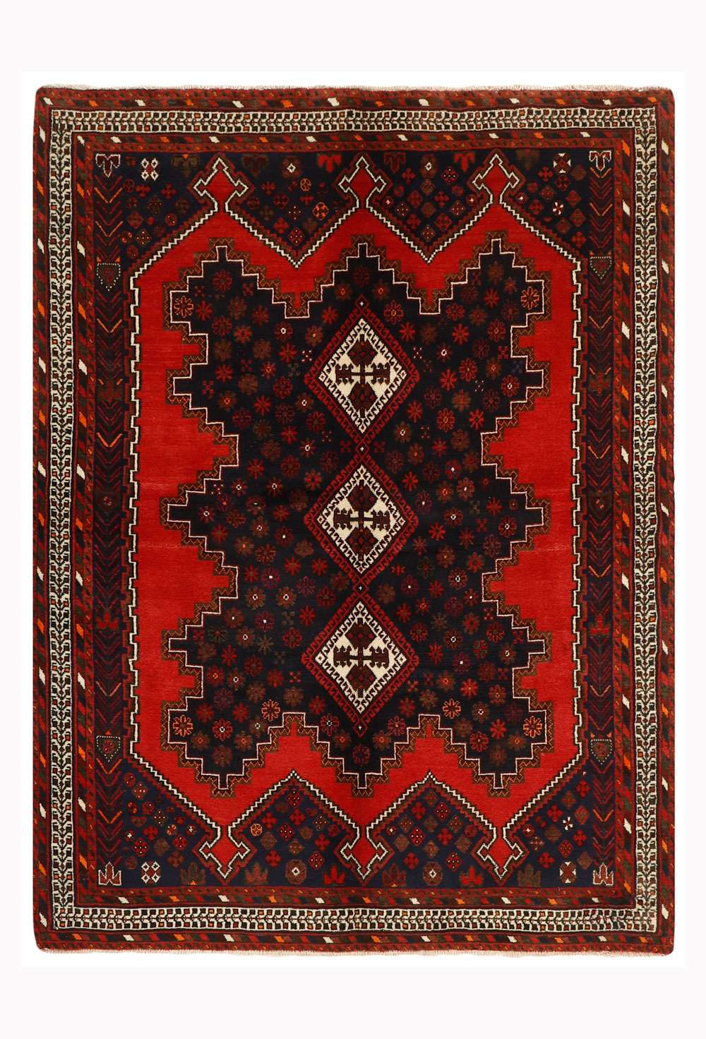 Afshar 473717 håndknyttet teppe