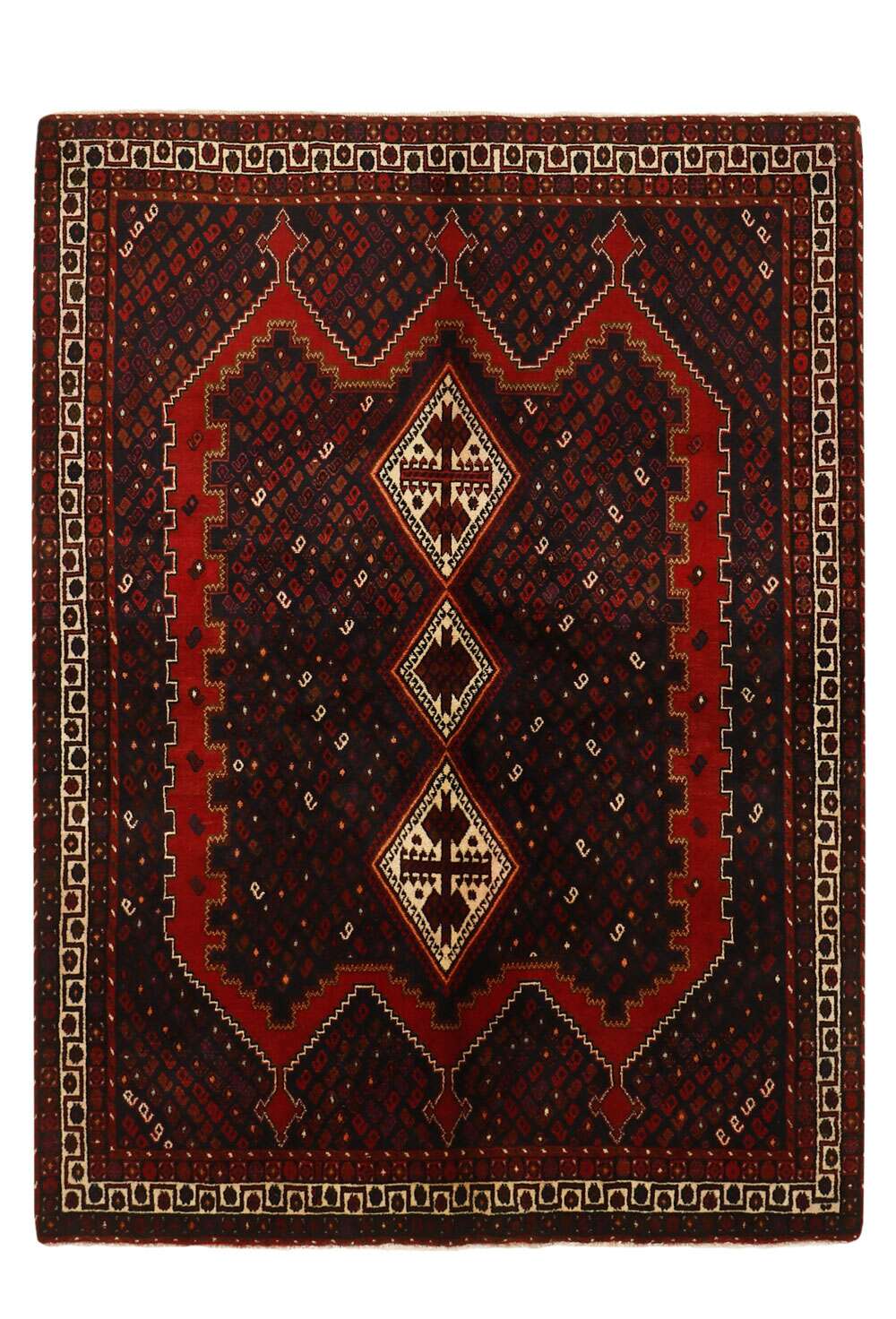 Afshar 473716 håndknyttet teppe