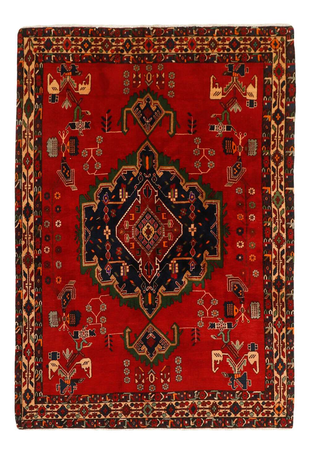 Afshar 476820 håndknyttet teppe