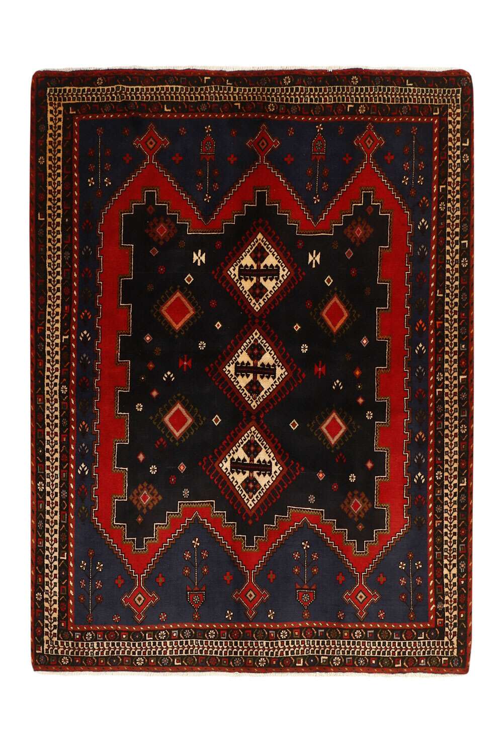 Afshar 473691 håndknyttet teppe