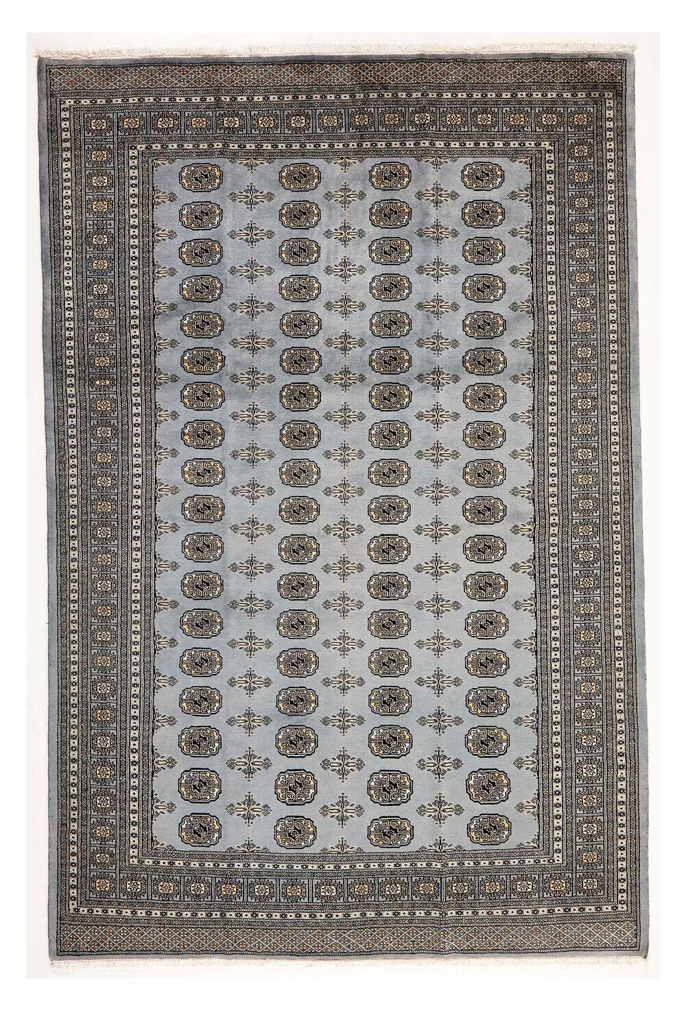 Bokhara Grey 925 2PLY håndknyttet teppe