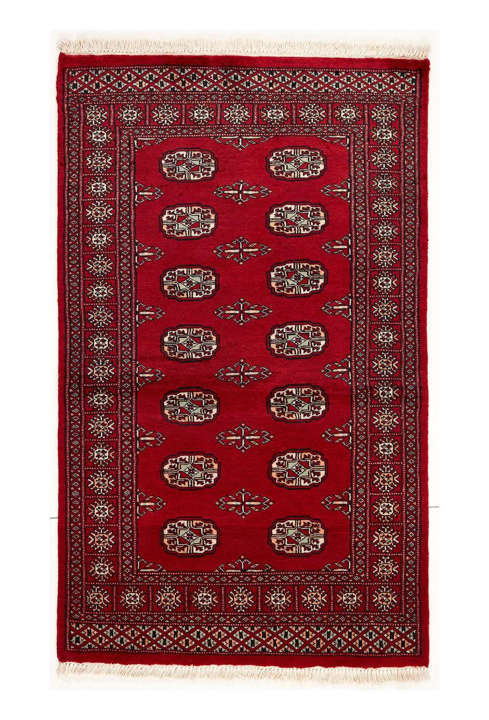 Bokhara Red 277 2PLY håndknyttet teppe