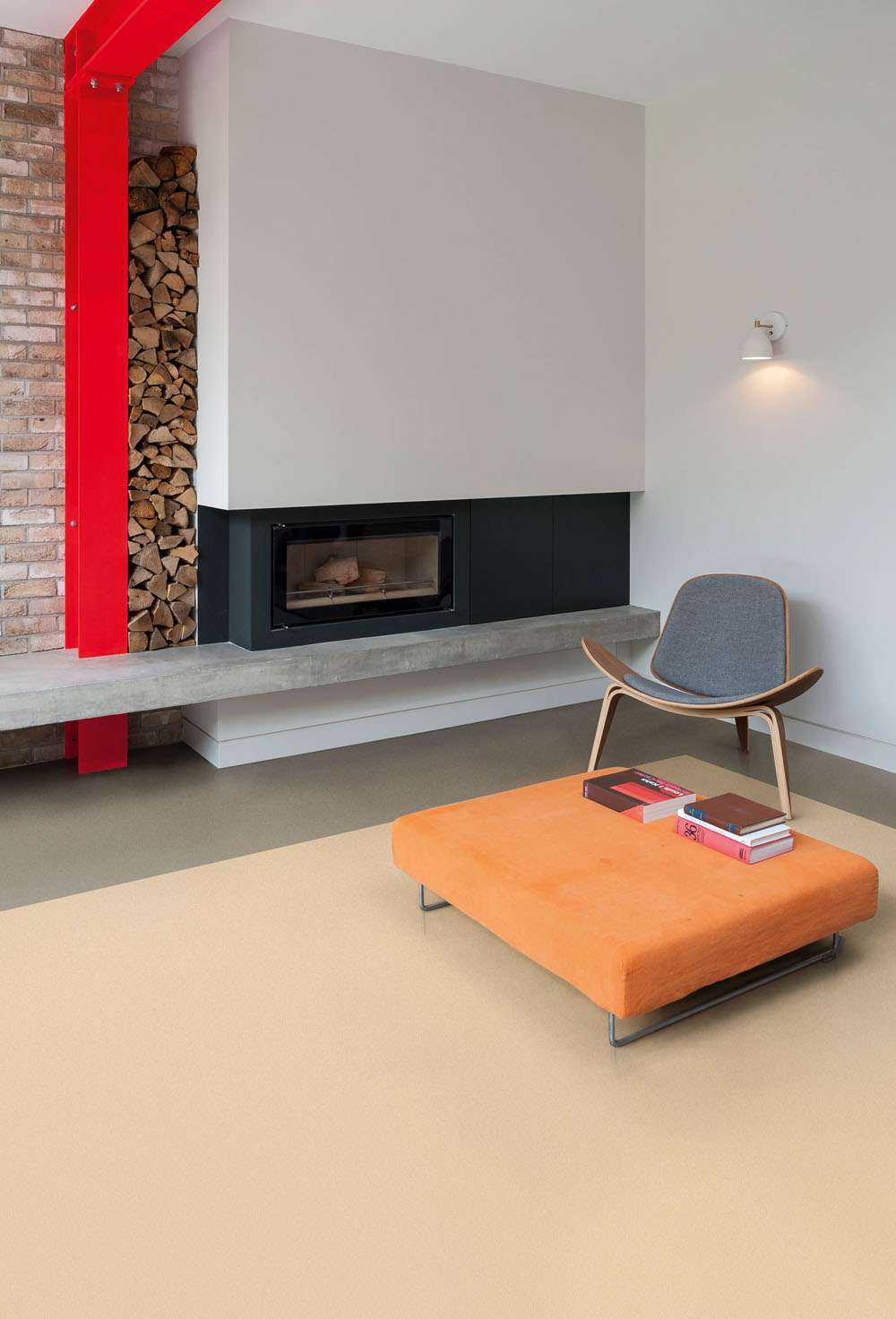 Bloc 9944 Caramel Blush gulvbelegg bad