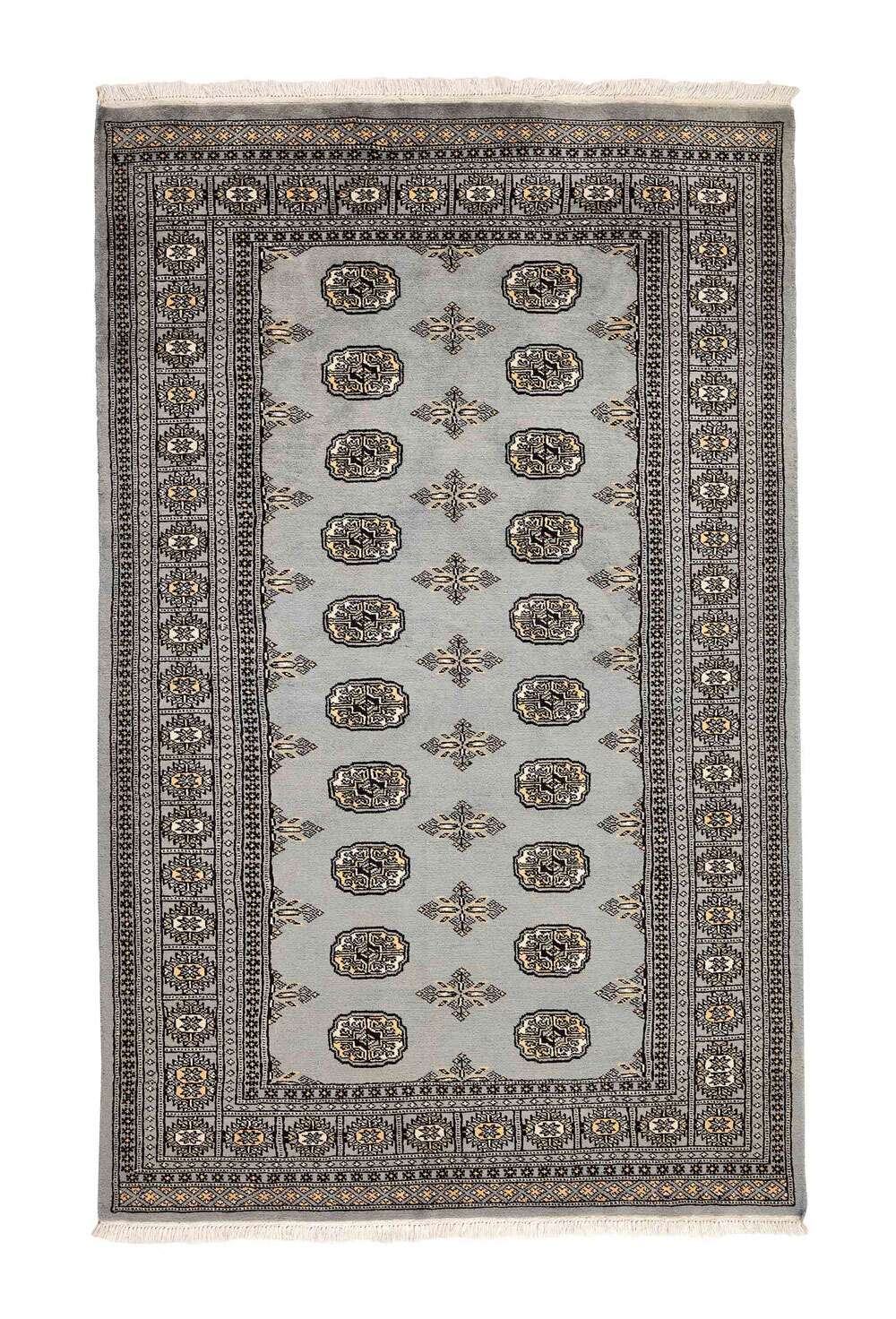 Bokhara Grey 861 2PLY håndknyttet teppe