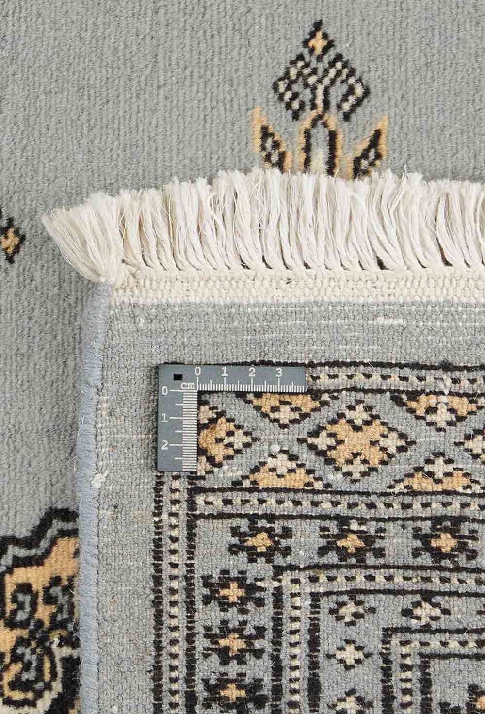 Bokhara Grey 861 2PLY håndknyttet teppe