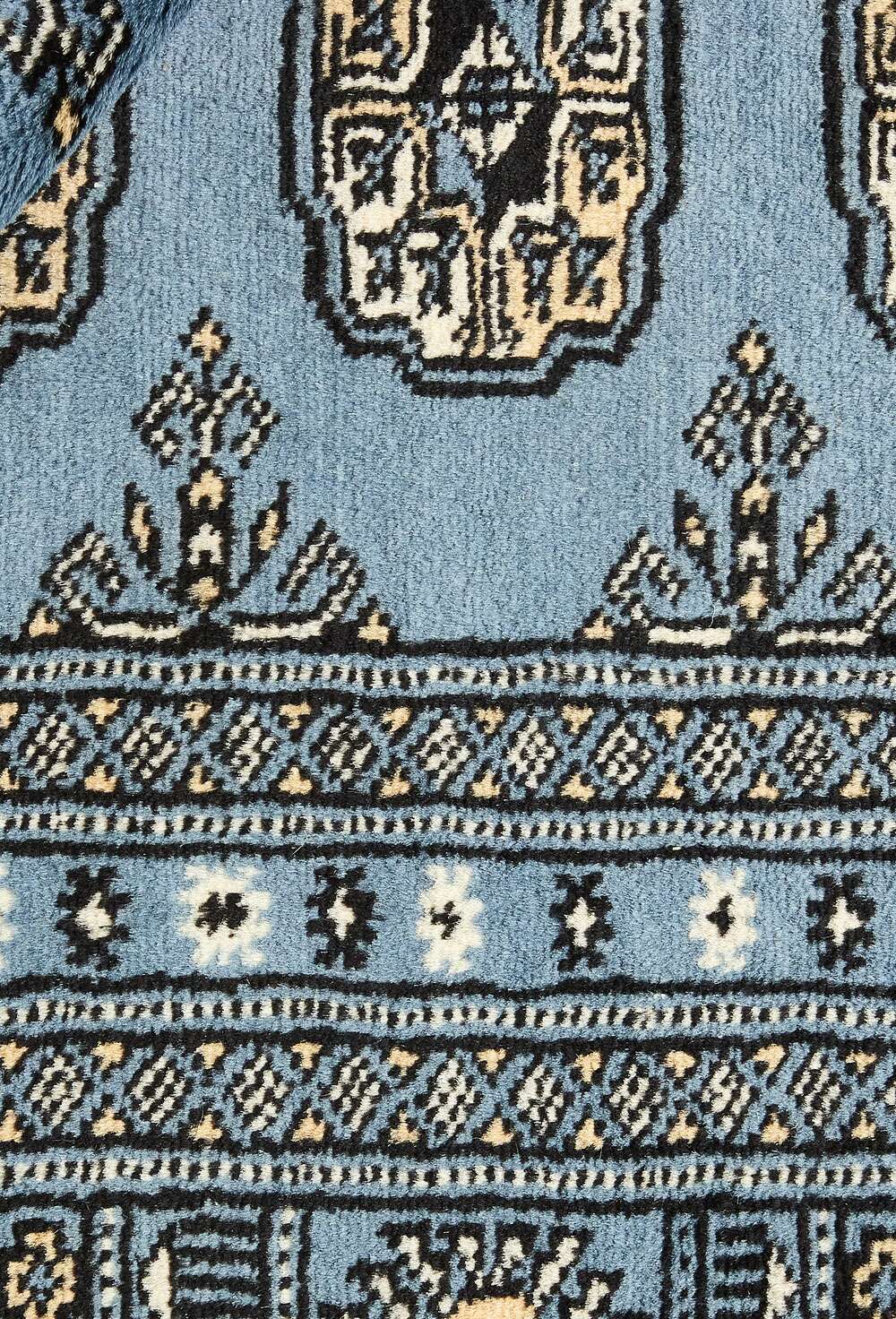 Bokhara Grey 909 2PLY håndknyttet teppe