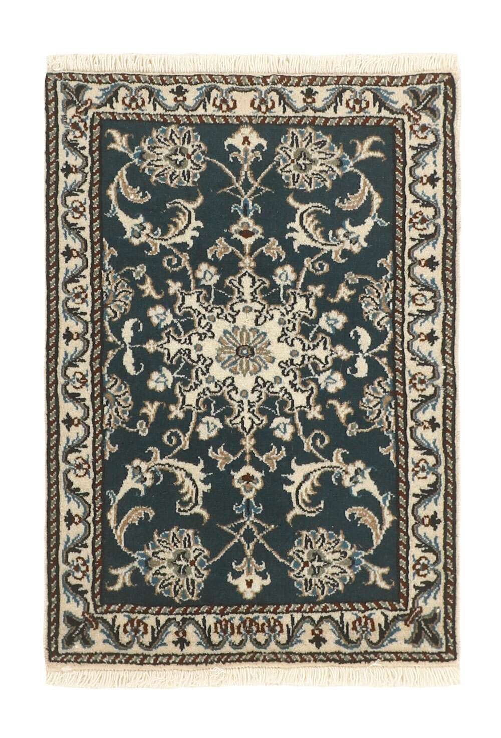 Nain Kashmar 483410 håndknyttet teppe