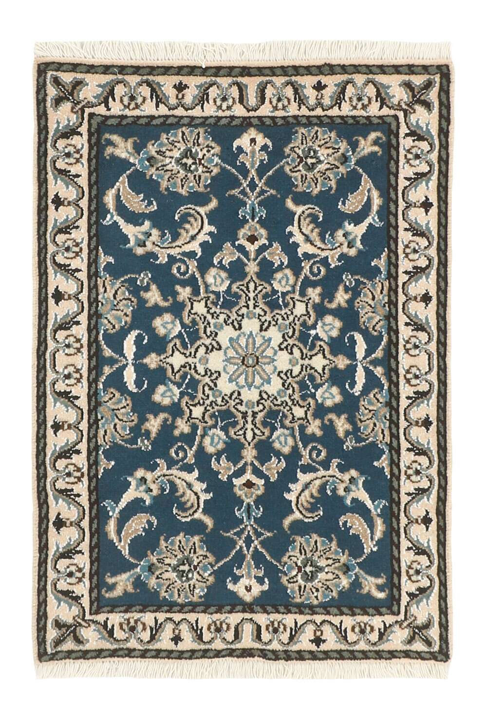 Nain Kashmar 483420 håndknyttet teppe