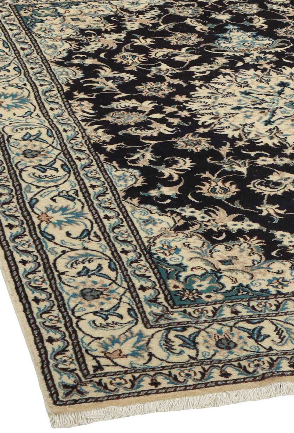 Nain Kashmar 494431 håndknyttet teppe