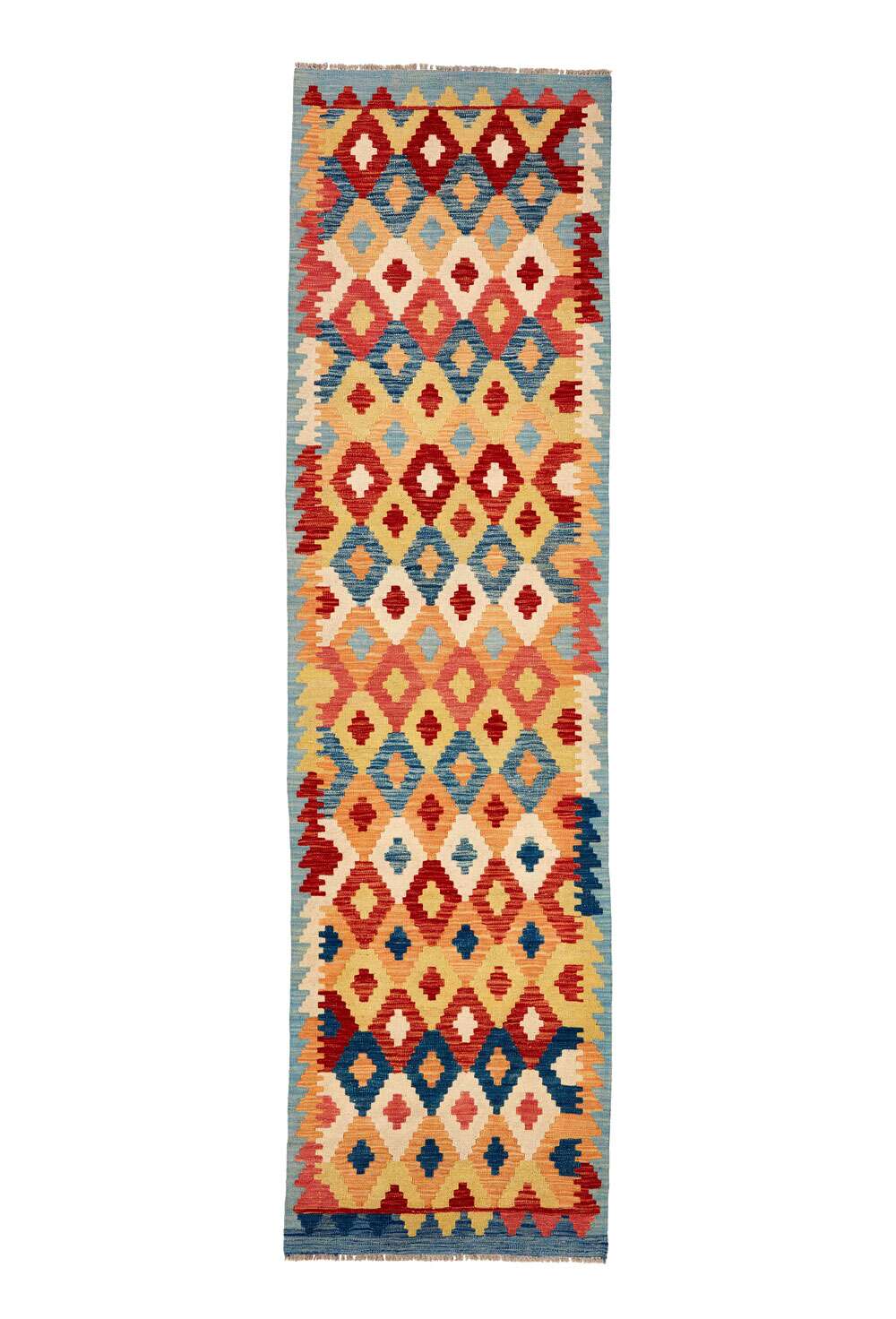 Afghan Kelim 323179 håndvevd teppe