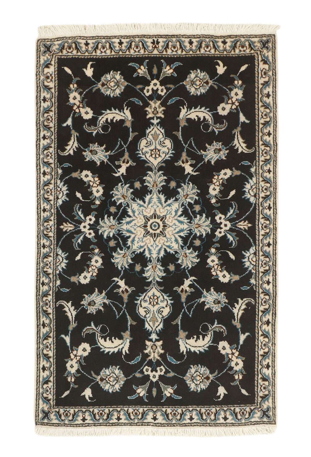 Nain Kashmar 483074 håndknyttet teppe